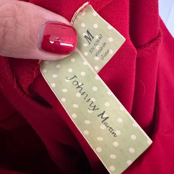 Johnny Martin Vibrant Red Mini Dress - Picture 5 of 7